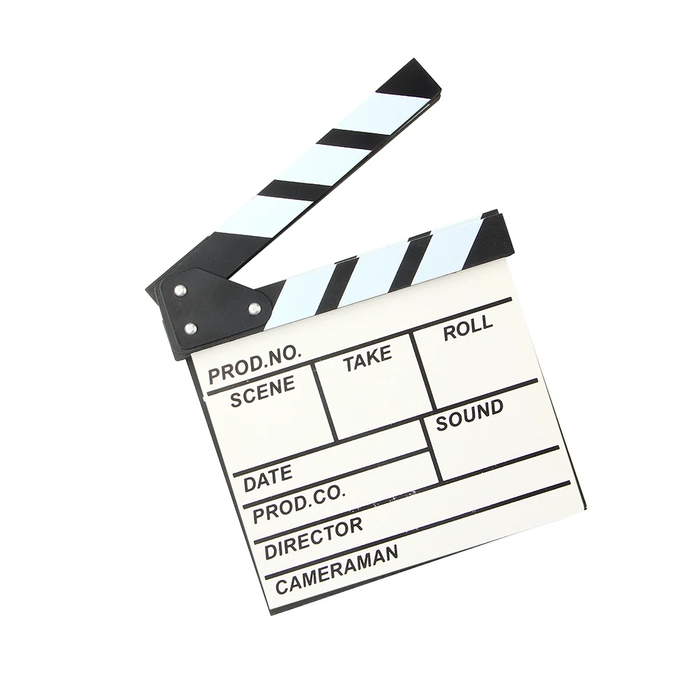 ET Portable Director Video Clapper Board Accessories Handheld Scene Clapperboard TV Movie Film Cut Prop for Photography Studio
ET Portable Director Video Clapper Board Accessories Handheld Scene Clapperboard TV Movie Film Cut Prop for Photography Studio