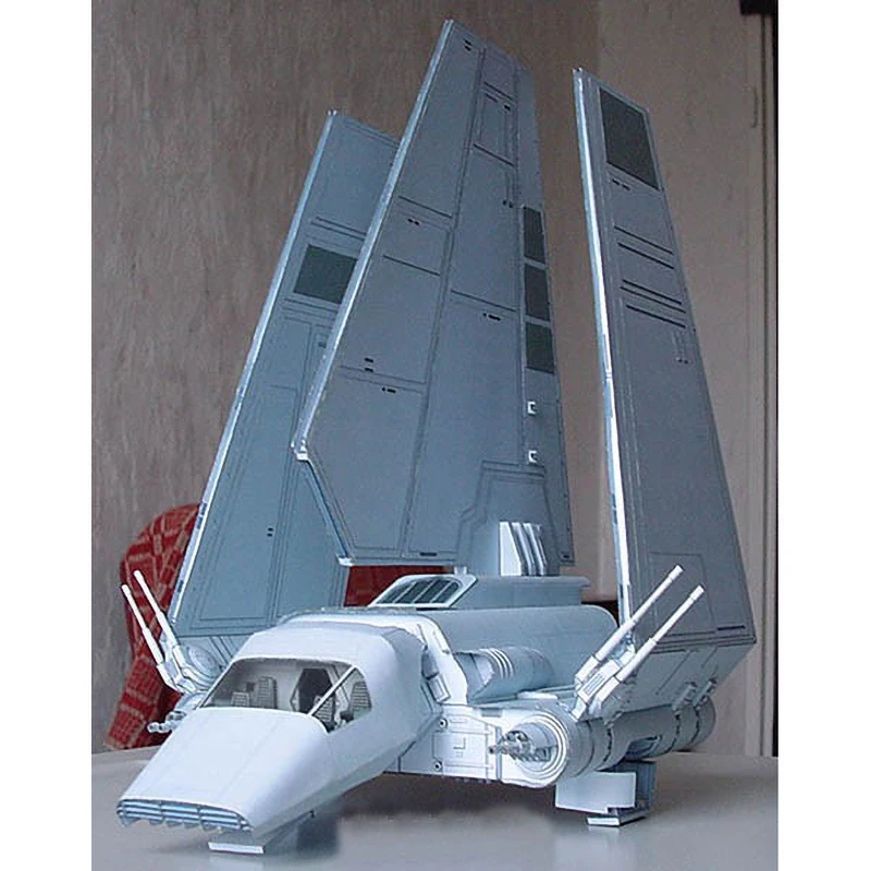 Paper Model 22cm High Star Wars Empire Lammda Shuttle Aircraft 3D Handmade Airplane DIY Papercraft Toy
Paper Model 22cm High Star Wars Empire Lammda Shuttle Aircraft 3D Handmade Airplane DIY Papercraft Toy
