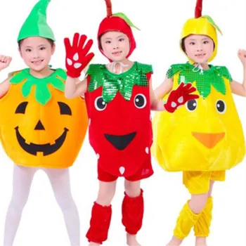 5pcs/lot Free Shipping Fruit Vegetable Plants Design Kids Boys Girls Stage Show Carnival Clothes Children Fancy Dress Costumes
5pcs/lot Free Shipping Fruit Vegetable Plants Design Kids Boys Girls Stage Show Carnival Clothes Children Fancy Dress Costumes