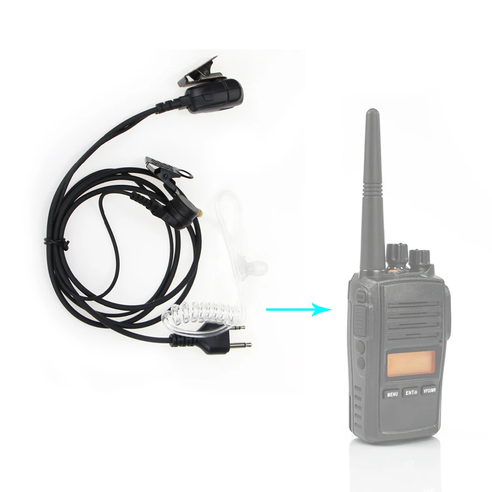 Air Acoustic Tube 2 Pin PPT Earpiece Headphone Mic For Midland Two Way Radio GXT550/650 GXT1000 GXT1000VP4 GXT1050VP4
Air Acoustic Tube 2 Pin PPT Earpiece Headphone Mic For Midland Two Way Radio GXT550/650 GXT1000 GXT1000VP4 GXT1050VP4