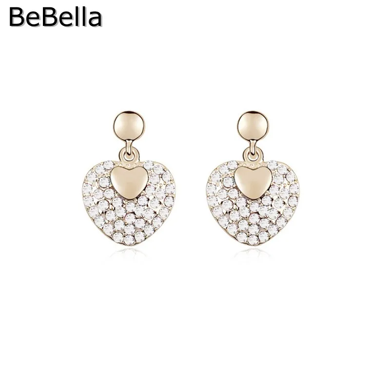 BeBella heart love drop earrings with original Czech crystals brand fashion jewelry for women girlfriend girl Wedding gift 2018
BeBella heart love drop earrings with original Czech crystals brand fashion jewelry for women girlfriend girl Wedding gift 2018