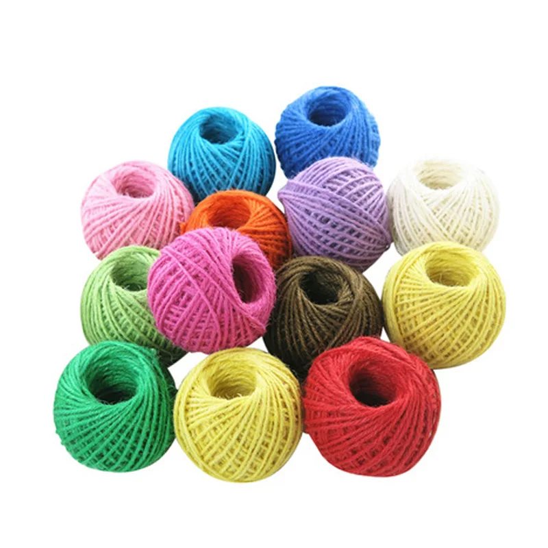 50M/Roll Natural Burlap Hessian Jute Twine Cord Hemp Rope Party Wedding Gift Wrapping Cords Thread DIY Scrapbooking Craft Decor
50M/Roll Natural Burlap Hessian Jute Twine Cord Hemp Rope Party Wedding Gift Wrapping Cords Thread DIY Scrapbooking Craft Decor