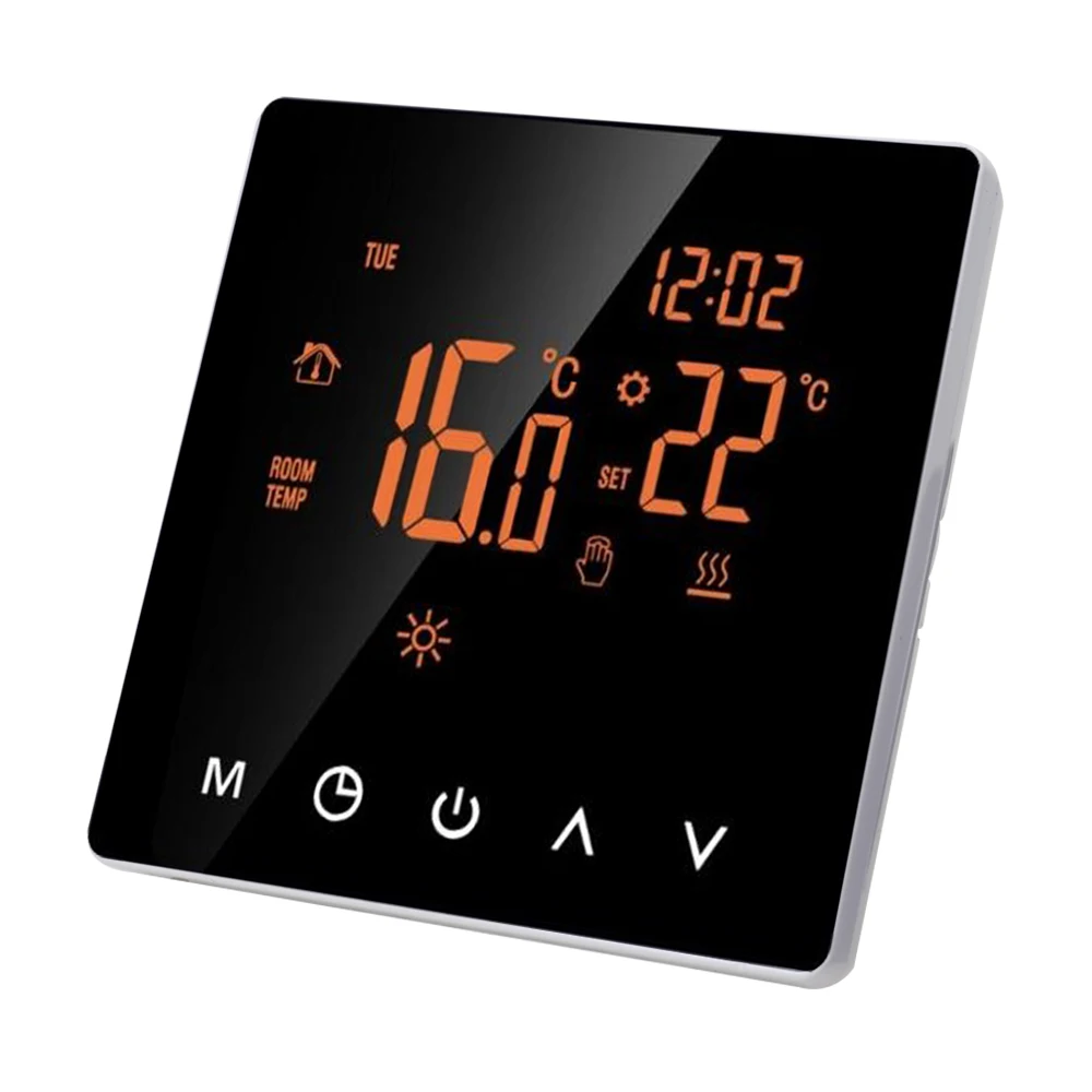 Weekly Programmable Underfloor Heating Thermostat LCD Touch Screen Room Temperature Controller Thermostat Backlight
Weekly Programmable Underfloor Heating Thermostat LCD Touch Screen Room Temperature Controller Thermostat Backlight