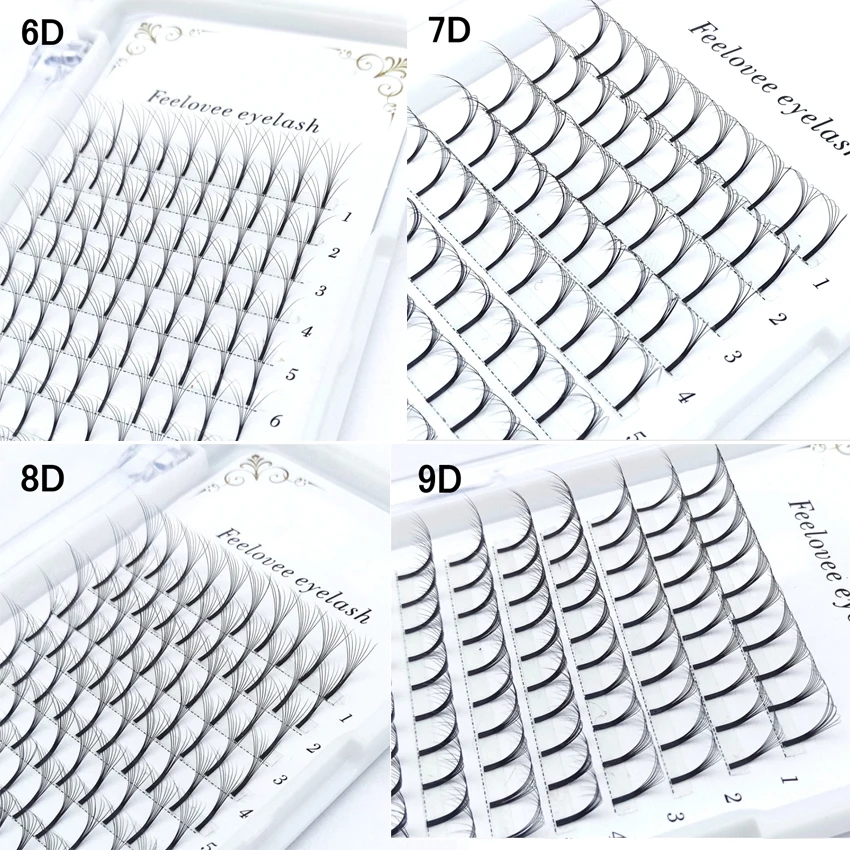 NEW 0.07/0.1 thickness High Quality Pre-fanned 6D/7D/8D/9D Long Stem synthetic hair Russian Volume Lashes Eyelash Extension
NEW 0.07/0.1 thickness High Quality Pre-fanned 6D/7D/8D/9D Long Stem synthetic hair Russian Volume Lashes Eyelash Extension