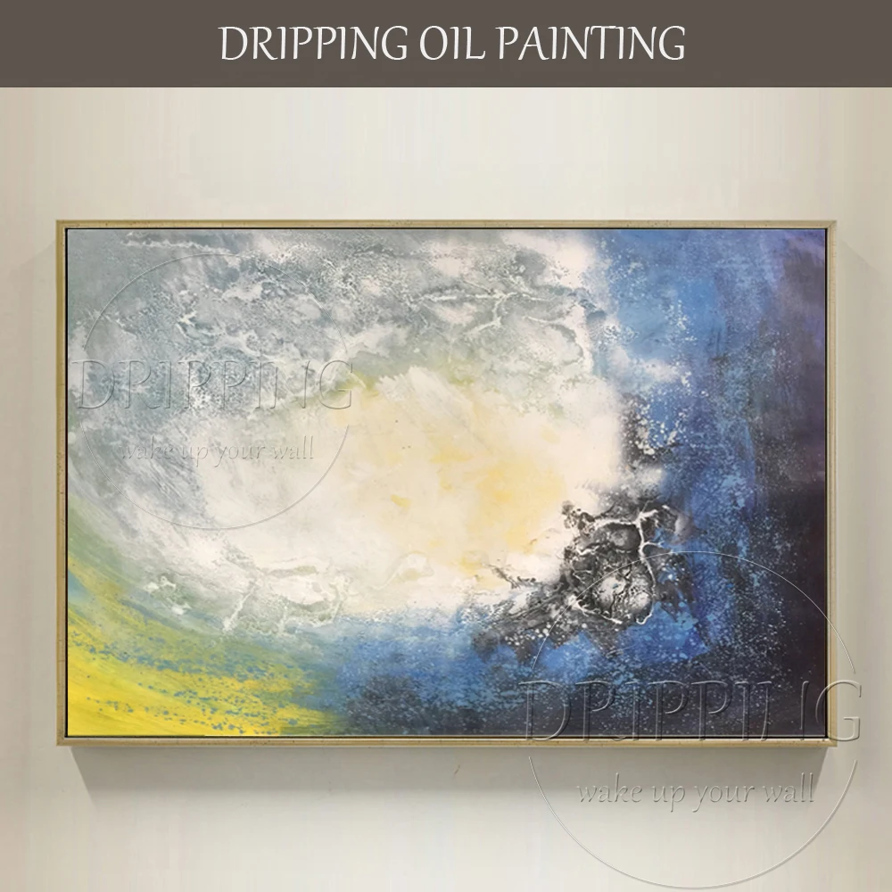 Pure Hand-painted Original Oil Painting on Canvas Beautiful Blue Abstract Oil Painting for Home Decoration Abstract Wall Artwork
Pure Hand-painted Original Oil Painting on Canvas Beautiful Blue Abstract Oil Painting for Home Decoration Abstract Wall Artwork