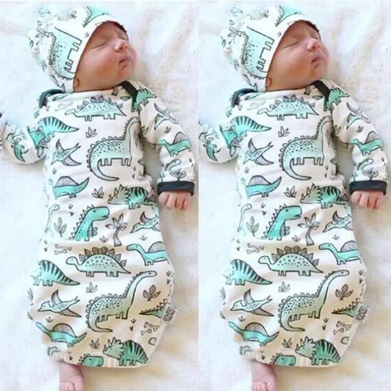 VTOM Newborn Baby Sleepwear Kids Robe Infant Baby Boys Girls Cartoon Dinosaur Baby Winter Sleeping Wear Hat 2pcs Set
VTOM Newborn Baby Sleepwear Kids Robe Infant Baby Boys Girls Cartoon Dinosaur Baby Winter Sleeping Wear Hat 2pcs Set