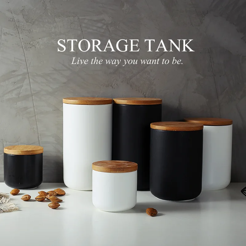 Nordic Sealed Ceramic Storage Jars Set With Lid for Eating Coffee Spices Tea Storage Tin Kitchen Tool 260ML 800ML
Nordic Sealed Ceramic Storage Jars Set With Lid for Eating Coffee Spices Tea Storage Tin Kitchen Tool 260ML 800ML