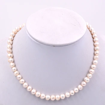 New Arrival Fashion Jewelry Classic 7-8mm White Cultured Freshwater Pearl Necklace 17inch length Fashion Women Jewelry Gift
New Arrival Fashion Jewelry Classic 7-8mm White Cultured Freshwater Pearl Necklace 17inch length Fashion Women Jewelry Gift