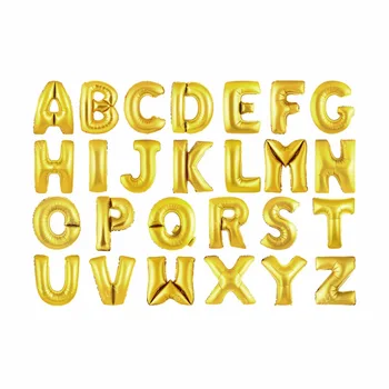 26pcs/set 40 inch Cute Silver/Gold Alphabet A to Z foil Letters Balloons Year Birthday party Wedding Decoration love Balloon
26pcs/set 40 inch Cute Silver/Gold Alphabet A to Z foil Letters Balloons Year Birthday party Wedding Decoration love Balloon
