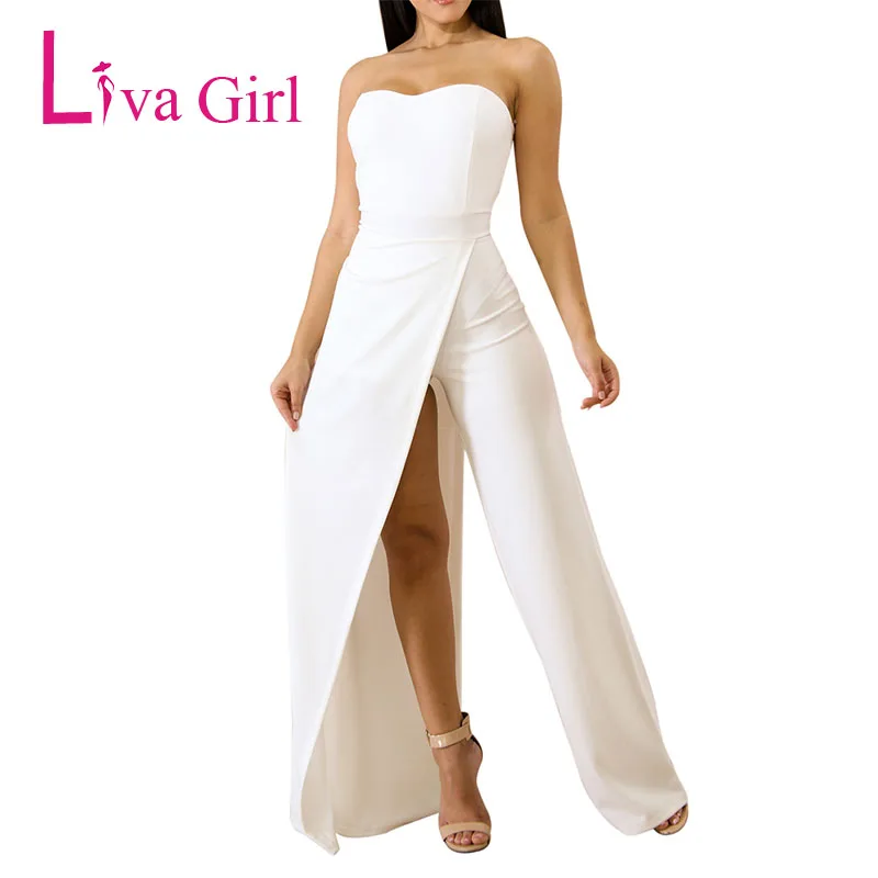 Liva Girl Black Off Shoulder Jumpsuits Split Leg Long Pants For Women Rompers Sexy Red Club Elegant Overalls Female Combinaison
Liva Girl Black Off Shoulder Jumpsuits Split Leg Long Pants For Women Rompers Sexy Red Club Elegant Overalls Female Combinaison