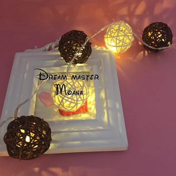 White and Brown Rattan Ball String Light Warm White Light Fairy Light Holiday Light for Wedding Christmas Party Decoration
White and Brown Rattan Ball String Light Warm White Light Fairy Light Holiday Light for Wedding Christmas Party Decoration
