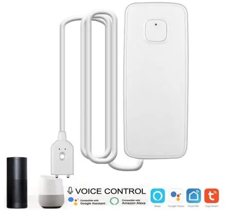 WIFI Water Leak Sensor Flood Leakage Overflow Protection Alarm Detector Tuya Smart Life App remote Control
WIFI Water Leak Sensor Flood Leakage Overflow Protection Alarm Detector Tuya Smart Life App remote Control