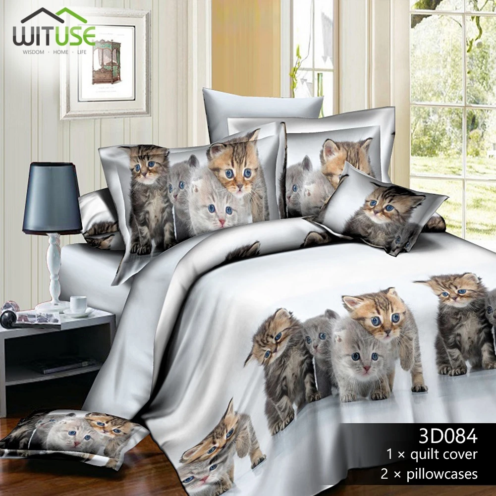 NEW SOFT AND BREATHABLE FABRIC 3PCS CUIT CAT AND ANIMALS BULLDOG PRINTED 3D DUVET QUILT COVER PILLOW CASE BEDDING SET QUEEN SIZE
NEW SOFT AND BREATHABLE FABRIC 3PCS CUIT CAT AND ANIMALS BULLDOG PRINTED 3D DUVET QUILT COVER PILLOW CASE BEDDING SET QUEEN SIZE