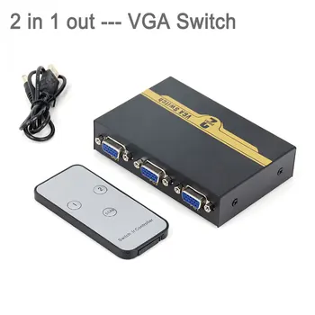 500MHz 2x Input 1x Output Durable Round Press Button + IR Controller Two Way VGA Switch Splitter Switcher Resolution 2560x1600
500MHz 2x Input 1x Output Durable Round Press Button + IR Controller Two Way VGA Switch Splitter Switcher Resolution 2560x1600