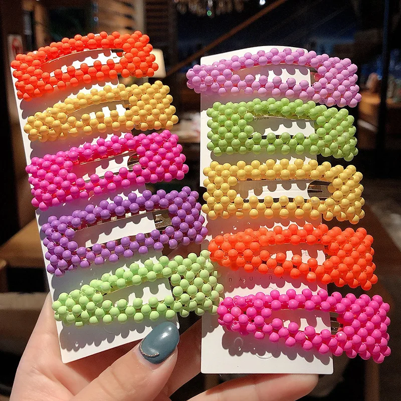 Fashion Beads Hair Clip for Women Korea Design Snap Barrette Stick Hairpin Headwear Girls Hairpins Hair Styling Accessories
Fashion Beads Hair Clip for Women Korea Design Snap Barrette Stick Hairpin Headwear Girls Hairpins Hair Styling Accessories