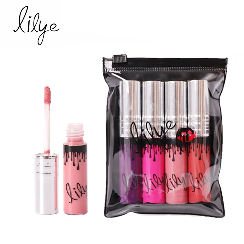 Lilye Brand Matte Lip Makeup Waterproof Water-Resistant Matte Lip Gloss 4 In 1 Long-lasting Easy To Wear Matte Lips Gloss Set
Lilye Brand Matte Lip Makeup Waterproof Water-Resistant Matte Lip Gloss 4 In 1 Long-lasting Easy To Wear Matte Lips Gloss Set
