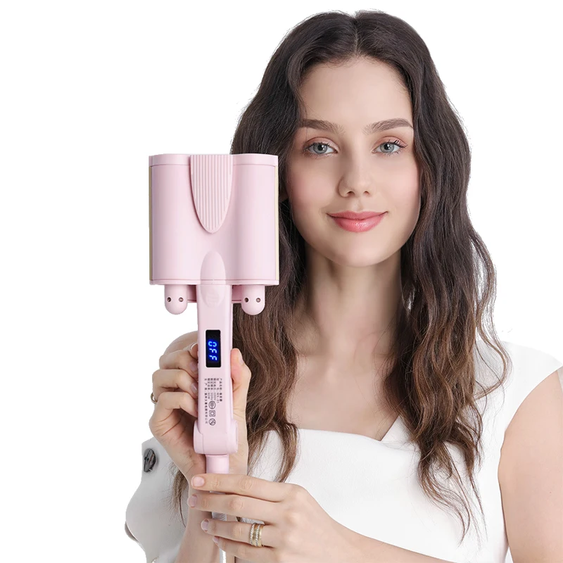 CHJPRO 26mm Hair Curlers Professional Hair Styler Curling Wand Waver Triple Barrel Hair Curler Electric Styling Tool Salon
CHJPRO 26mm Hair Curlers Professional Hair Styler Curling Wand Waver Triple Barrel Hair Curler Electric Styling Tool Salon