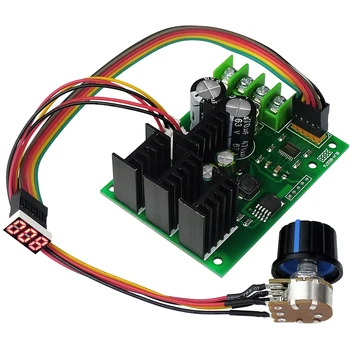 6V12V24V48V Motor Speed Regulator PWM DC Motor Speed Controller 15KHz DC6-60V 30A Digital Display 0~100% Adjustable Drive Module
6V12V24V48V Motor Speed Regulator PWM DC Motor Speed Controller 15KHz DC6-60V 30A Digital Display 0~100% Adjustable Drive Module