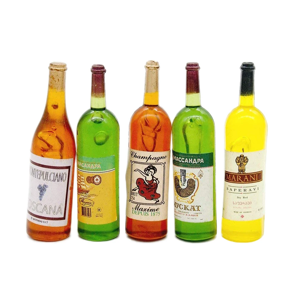 Odoria 1:6 Miniature 5PCS Multicolor Wine Juice Bottles Liquor Drink Dollhouse Kitchen Accessories Dining Room Bar
Odoria 1:6 Miniature 5PCS Multicolor Wine Juice Bottles Liquor Drink Dollhouse Kitchen Accessories Dining Room Bar