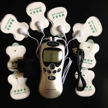 Silver Dual input massager,Digital therapy Slimming massager, EMS Pulse tens Acupuncture therapy+8 Electrode pads
Silver Dual input massager,Digital therapy Slimming massager, EMS Pulse tens Acupuncture therapy+8 Electrode pads
