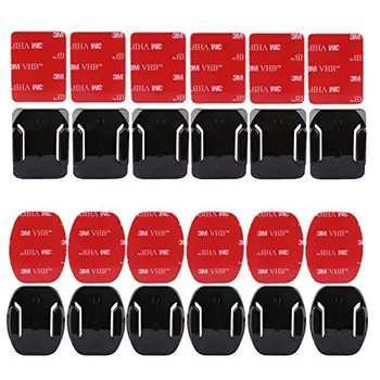 6pcs Flat +6pcs Curved 3M Adhesive Mounts accessories FOR GOPRO HERO 3 4 5 6 7 + Hero Session
6pcs Flat +6pcs Curved 3M Adhesive Mounts accessories FOR GOPRO HERO 3 4 5 6 7 + Hero Session