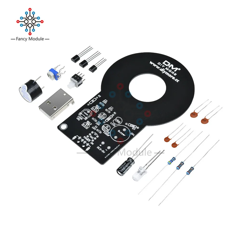 DIY Kit Metal Detector Kit Electronic Kit DC 3V-5V 60mm Non-contact Sensor Board Module DIY Electronic Part Metal Detector
DIY Kit Metal Detector Kit Electronic Kit DC 3V-5V 60mm Non-contact Sensor Board Module DIY Electronic Part Metal Detector