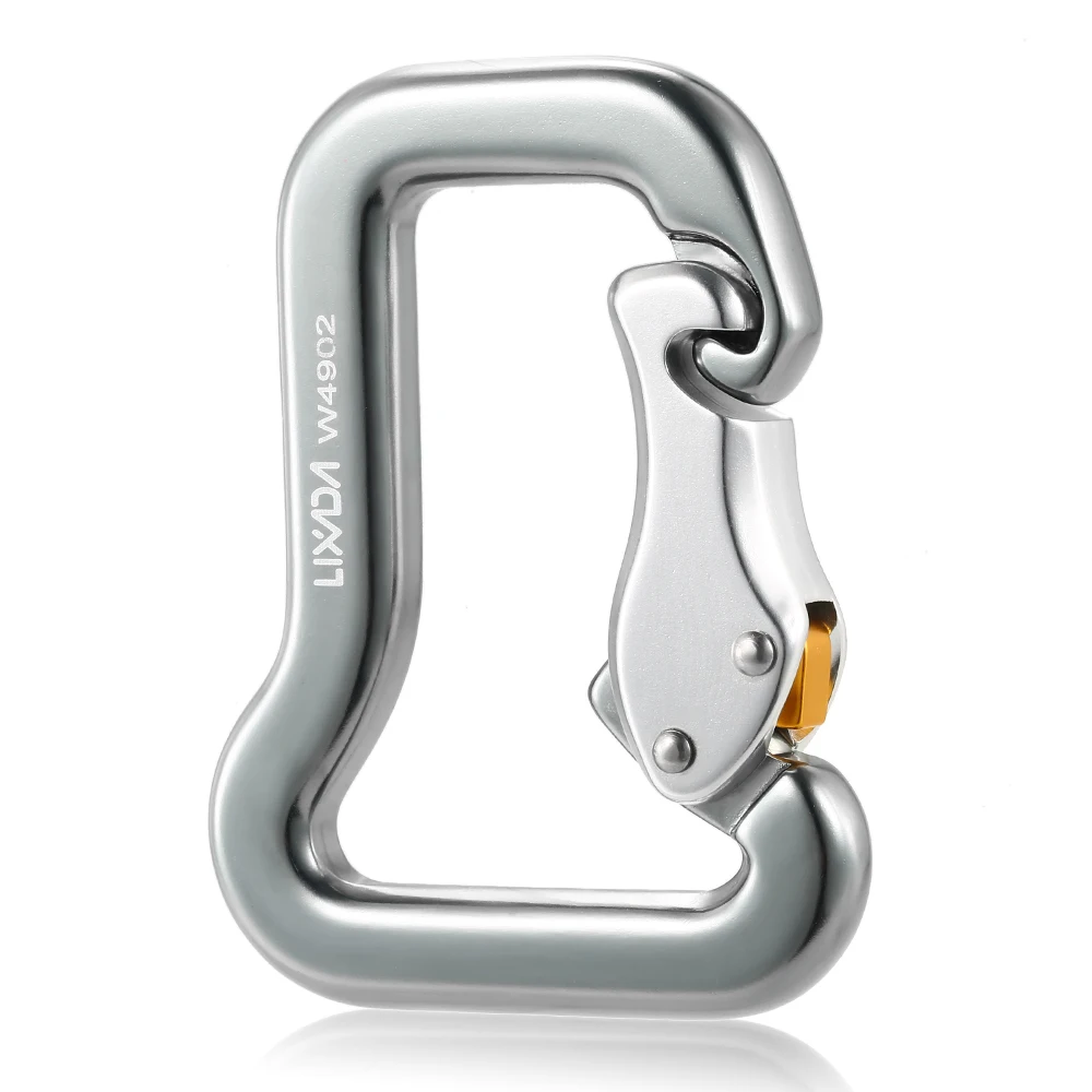 Lixada W4902 Climbing Carabiner Outdoor Safety Rock Equipment Master Hook 18KN Paragliding Parachute Clip Locking Carabiner
Lixada W4902 Climbing Carabiner Outdoor Safety Rock Equipment Master Hook 18KN Paragliding Parachute Clip Locking Carabiner
