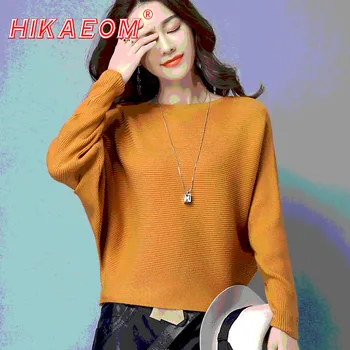 Autumn Short Knitted Sweaters Women Pullover Winter Turtleneck Bat Long Sleeve Loose Large Size Women Pullovers Sweater 2018 New
Autumn Short Knitted Sweaters Women Pullover Winter Turtleneck Bat Long Sleeve Loose Large Size Women Pullovers Sweater 2018 New
