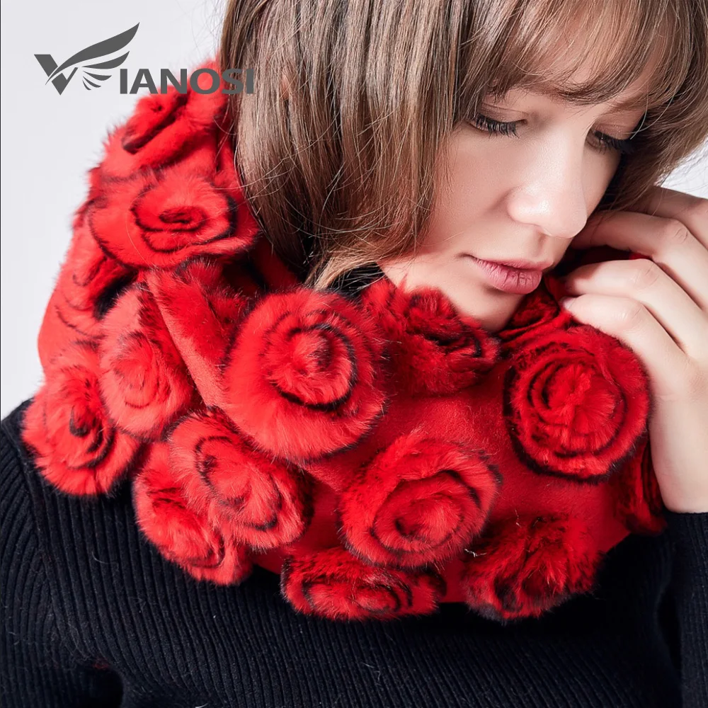 VIANOSI 2017 winter fur Scarf for women Cape Flowers rex rabbit fur Scarves with 100% Wool Scarf Shawl Brand Poncho VA202
VIANOSI 2017 winter fur Scarf for women Cape Flowers rex rabbit fur Scarves with 100% Wool Scarf Shawl Brand Poncho VA202