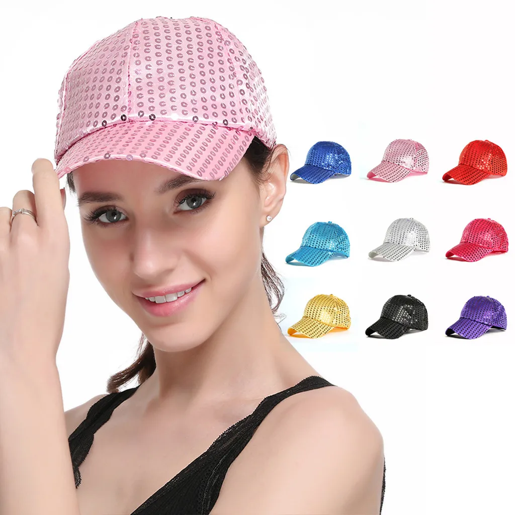 Women Baseball Caps Unisex Outdoor High Quality Sequins Color Adjustable Hat Snacp Back Hip Hop Ladies Hat casquette visiere
Women Baseball Caps Unisex Outdoor High Quality Sequins Color Adjustable Hat Snacp Back Hip Hop Ladies Hat casquette visiere