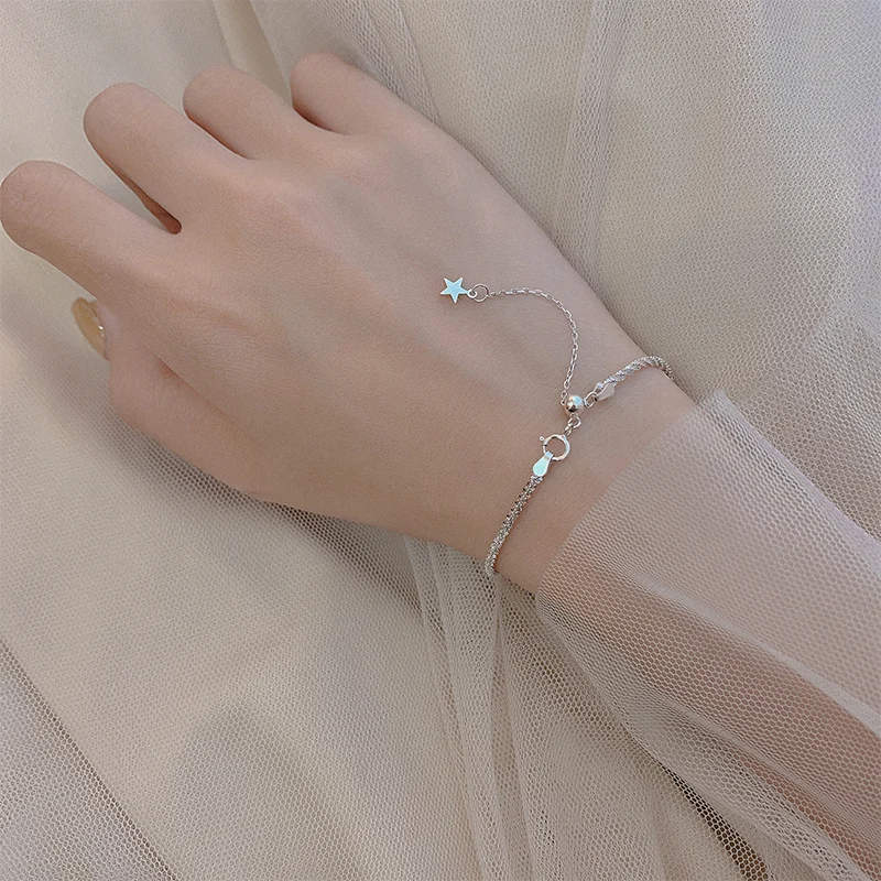 The Sky Star Design Bracelet for Femal Birthday Gift S925 Pure Silver Exquisite Elegant Simple Personality Beauty Bracelet
The Sky Star Design Bracelet for Femal Birthday Gift S925 Pure Silver Exquisite Elegant Simple Personality Beauty Bracelet