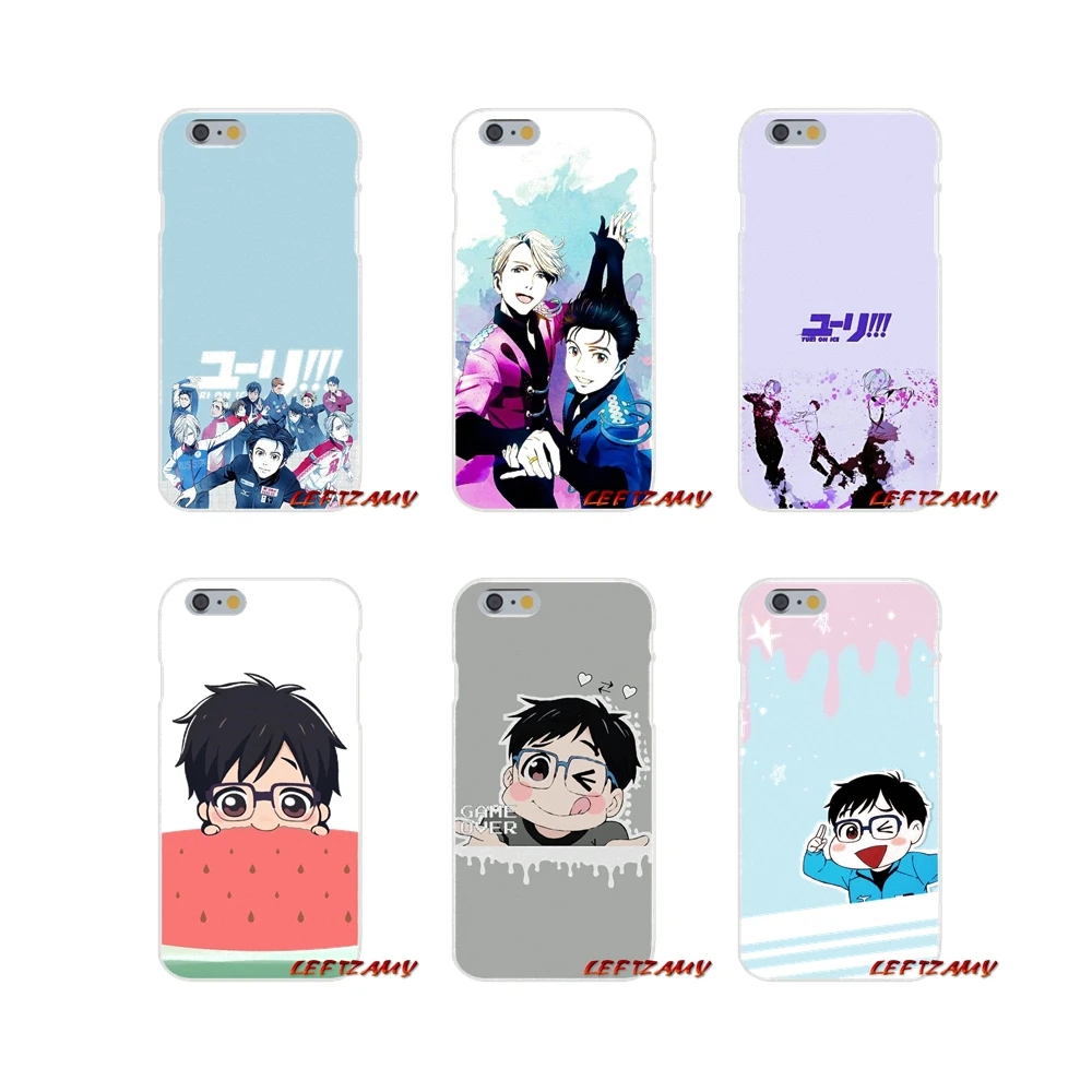 For Samsung Galaxy S3 S4 S5 MINI S6 S7 edge S8 S9 Plus Note 2 3 4 5 8 cute skating anime YURI on ICE Yuri Soft Transparent Cases | Мобильные