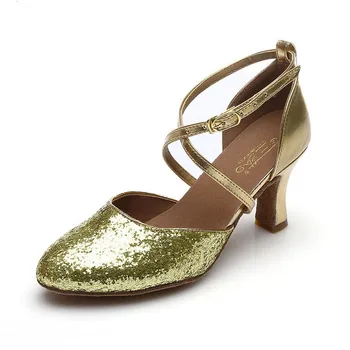 7 CM Ballroom Dance Shoes Women Dance shoes for Latin Salsa Tango Party Rumba Glitter Dance Shoes for Women Gold Sliver Black
7 CM Ballroom Dance Shoes Women Dance shoes for Latin Salsa Tango Party Rumba Glitter Dance Shoes for Women Gold Sliver Black