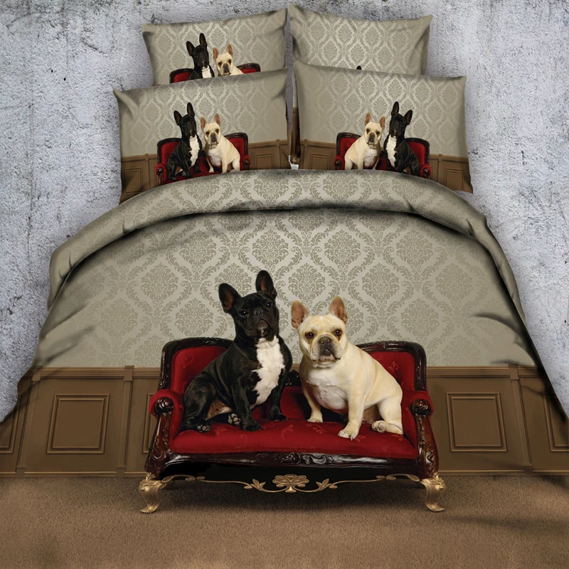 Wongsbedding Cute Dog Animal Bedding Set HD Print Dogs Polyester Duvet Cover Sets Twin Queen King Size 3PCS Beddings
Wongsbedding Cute Dog Animal Bedding Set HD Print Dogs Polyester Duvet Cover Sets Twin Queen King Size 3PCS Beddings