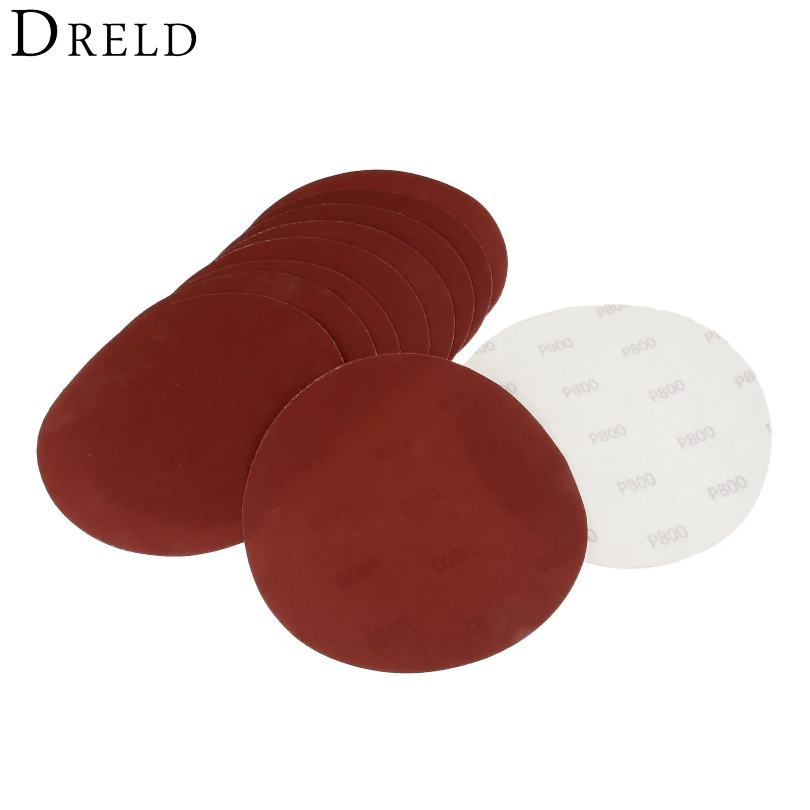 DRELD 10Pcs 9 inch 225mm Round Sandpaper Disk Sand Sheets Hook & Loop Sanding Disc for Sander Grits 80/120/240/320 /800 Grit
DRELD 10Pcs 9 inch 225mm Round Sandpaper Disk Sand Sheets Hook & Loop Sanding Disc for Sander Grits 80/120/240/320 /800 Grit