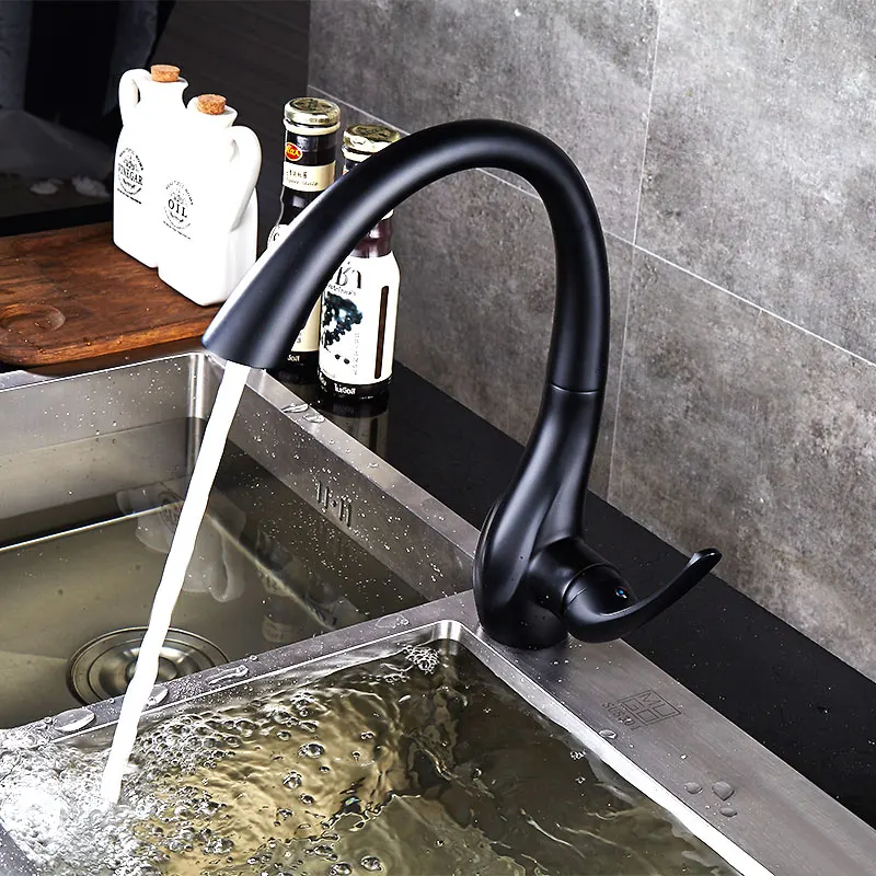 BAKALA Kitchen Faucet Pull Out Kitchen Faucet Mixer Single Handle 360 Rotation Black Sink Mixer Tap
BAKALA Kitchen Faucet Pull Out Kitchen Faucet Mixer Single Handle 360 Rotation Black Sink Mixer Tap