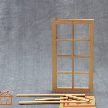 wooden toys Playscale Window 8 panes miniature dollhouse 1/12 scale Fashion Children Mini Doll #W001
wooden toys Playscale Window 8 panes miniature dollhouse 1/12 scale Fashion Children Mini Doll #W001