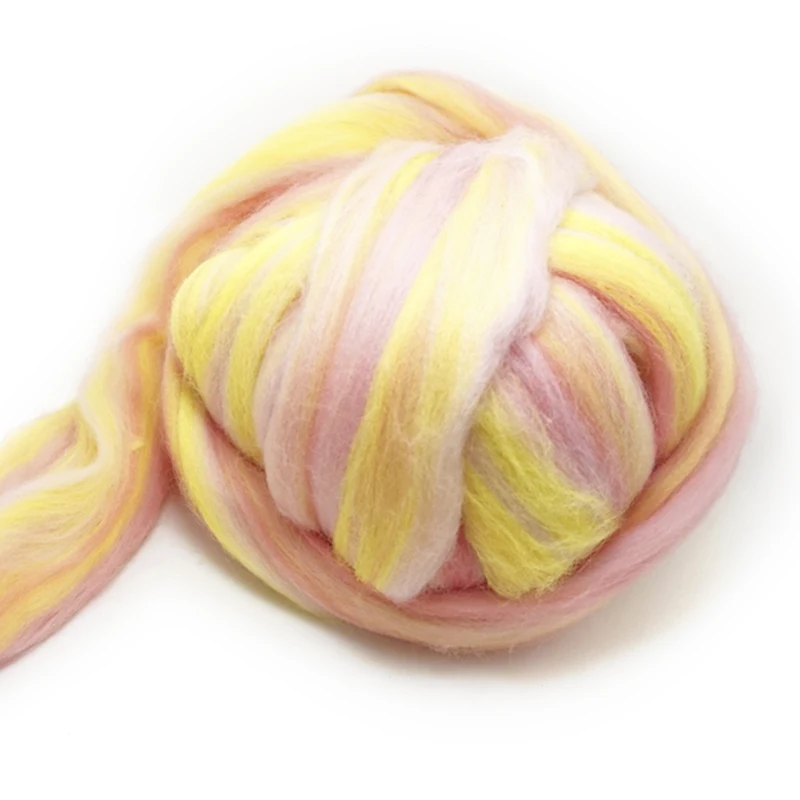 Free shipping Extra Fine colour mixture Merino Wool roving fiber bended wool 50G Perfect in Wet and needle Felting Y16
Free shipping Extra Fine colour mixture Merino Wool roving fiber bended wool 50G Perfect in Wet and needle Felting Y16