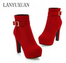 2017 Botas Mujer Winter Boots New Round Toe Buckle Boots For Women Sexy Ankle Heels Fashion Winter Shoes Casual Zip Snow Sx-13
2017 Botas Mujer Winter Boots New Round Toe Buckle Boots For Women Sexy Ankle Heels Fashion Winter Shoes Casual Zip Snow Sx-13