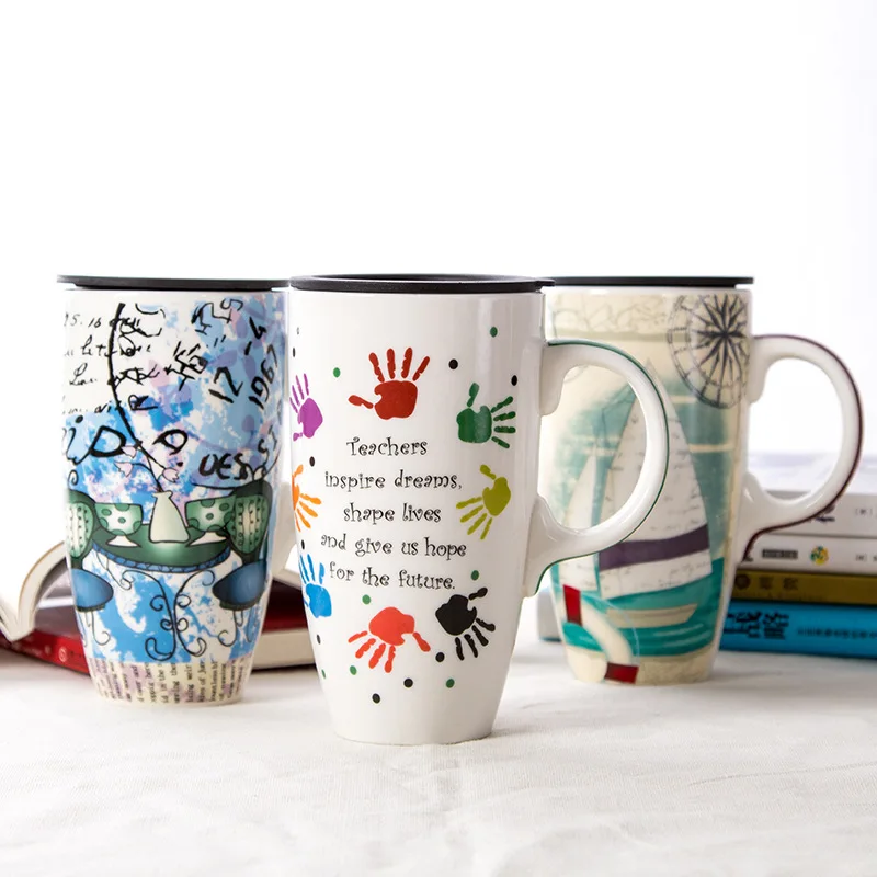 New High Quality 1 Pcs Large Capacity Creative Custom Painted Mug Ceramic Cup Coffee Mugs Multiple Pattern Selectable Car Cups
New High Quality 1 Pcs Large Capacity Creative Custom Painted Mug Ceramic Cup Coffee Mugs Multiple Pattern Selectable Car Cups