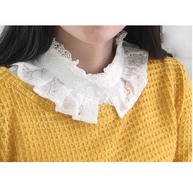 YSMILE Y Women Sweet Cute Lace Stand Collar Detachable Collar White All Match Remove Office Lady Shirt Blouse Decoration Collar
YSMILE Y Women Sweet Cute Lace Stand Collar Detachable Collar White All Match Remove Office Lady Shirt Blouse Decoration Collar