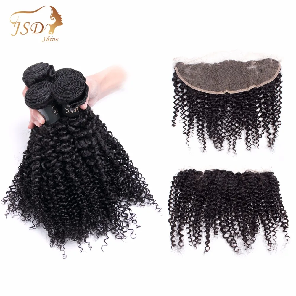 JSDShine Brazilian Kinky Curly 4 Bundles With Lace Frontal Non Remy Hair Weave Lace Frontal Human Hair Bundles With Closure
JSDShine Brazilian Kinky Curly 4 Bundles With Lace Frontal Non Remy Hair Weave Lace Frontal Human Hair Bundles With Closure
