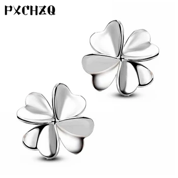 Female fashion simple clover silver earrings female love heart - shaped earrings silver jewelry anti - allergy
Female fashion simple clover silver earrings female love heart - shaped earrings silver jewelry anti - allergy
