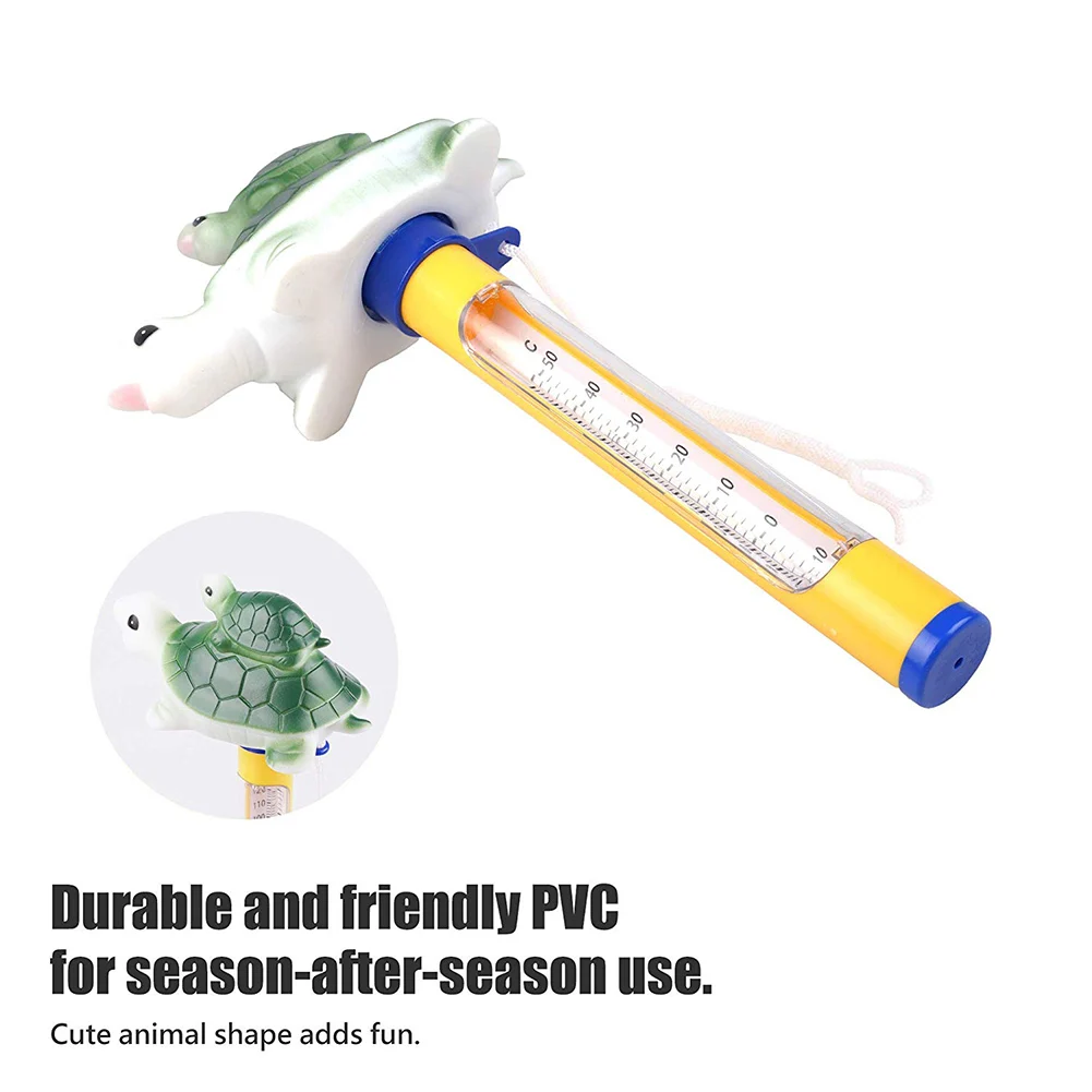 Summer Cute Animal Floating Water Sensor Thermometer for Outdoor Indoor Swimming Pools
Summer Cute Animal Floating Water Sensor Thermometer for Outdoor Indoor Swimming Pools