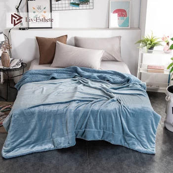 Liv-Esthete BLue Thick Sherpa Throw Blanket Weighted Flannel Fleece Blanket Queen King Adult All Season For Bed Or Couch 1PCS
Liv-Esthete BLue Thick Sherpa Throw Blanket Weighted Flannel Fleece Blanket Queen King Adult All Season For Bed Or Couch 1PCS