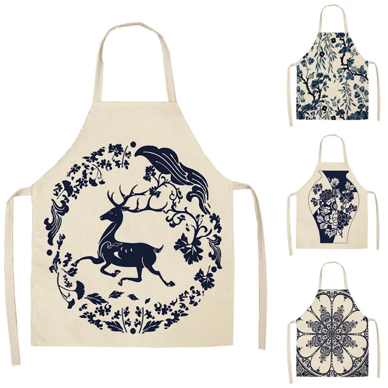 1Pcs Blue and white porcelain Deer Pattern Kitchen Aprons Cotton Linen Unisex Party Cooking Bibs Cleaning Tools 53*65cm C1030
1Pcs Blue and white porcelain Deer Pattern Kitchen Aprons Cotton Linen Unisex Party Cooking Bibs Cleaning Tools 53*65cm C1030