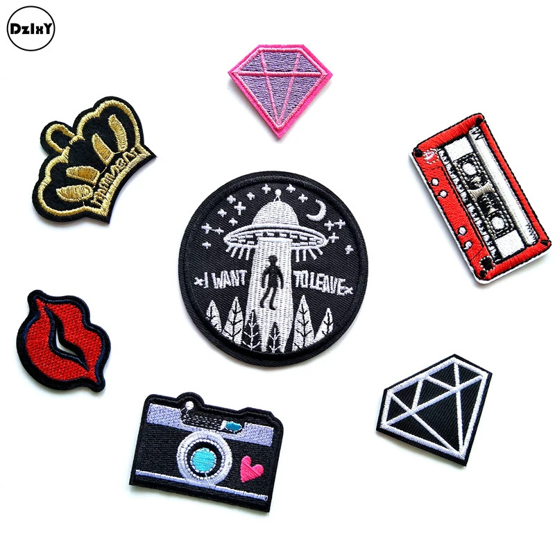 1 PCS Alien UFO parches Embroidered Iron on Patches for Clothing DIY Stripes Clothes Letter Stickers Custom Lipstick Badges @C
1 PCS Alien UFO parches Embroidered Iron on Patches for Clothing DIY Stripes Clothes Letter Stickers Custom Lipstick Badges @C