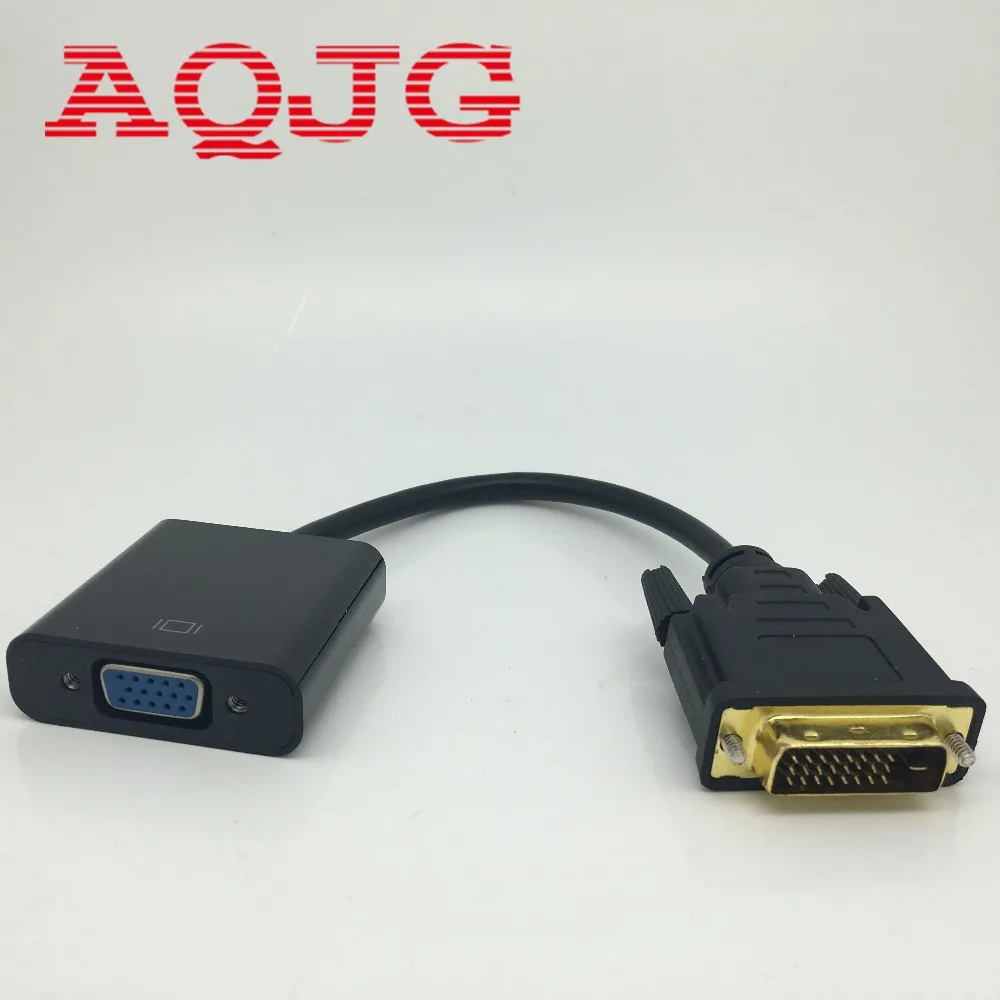 DVI-D 24+1 Pin Male to VGA 15Pin Female Converter Video Monitor Adapter Connector Active Cable Electrical Equipment AQJG
DVI-D 24+1 Pin Male to VGA 15Pin Female Converter Video Monitor Adapter Connector Active Cable Electrical Equipment AQJG