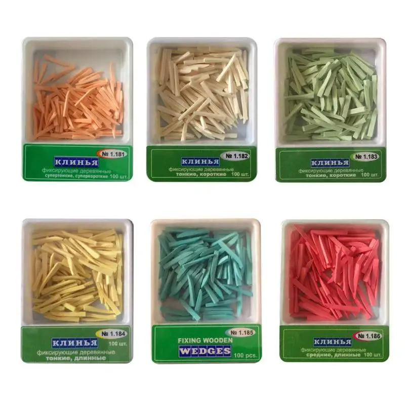 100pcs/Set Interdental Composite Contoured Wooden Wedges Dental Supply 6colors available high quality Dental Supply
100pcs/Set Interdental Composite Contoured Wooden Wedges Dental Supply 6colors available high quality Dental Supply