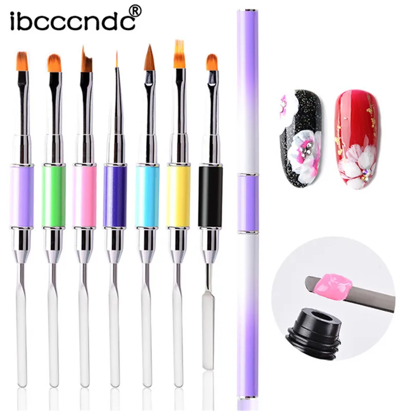 New Double Head Nail Painting Pen Brush for Poly Gel Nail Paint Liner Pen Flower Drawing Brush Manicure Tool for Nail Art Design
New Double Head Nail Painting Pen Brush for Poly Gel Nail Paint Liner Pen Flower Drawing Brush Manicure Tool for Nail Art Design